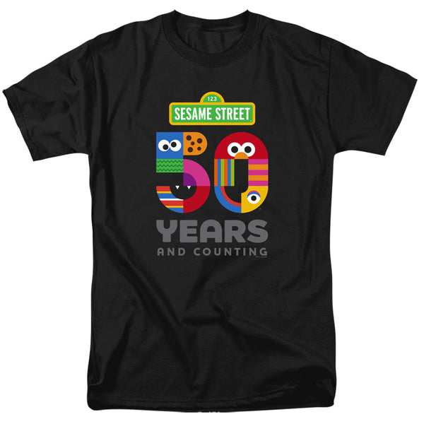 Sesame Street - 50 Years Logo Adult Regular Fit Short Sleeve