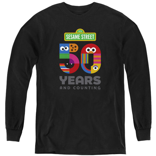 Sesame Street - 50 Years Logo L - S Youth