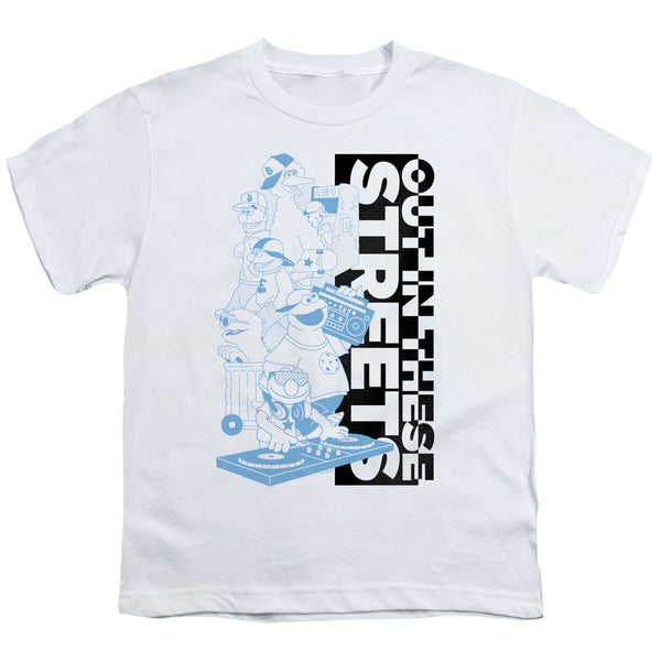 Sesame Street - Out In These Streets Youth Short Sleeve