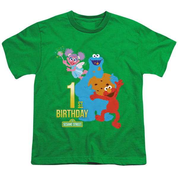 Sesame Street - 1St Birthday Youth Short Sleeve