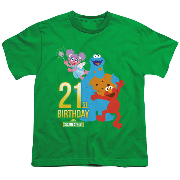 Sesame Street - 21St Birthday Youth Short Sleeve