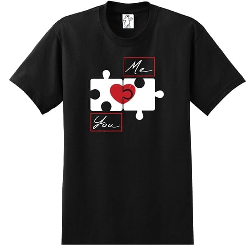 Me and You Puzzle Pieces T-Shirt