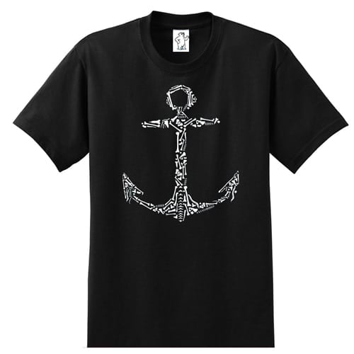 Bones Anchor Graphic T-Shirt