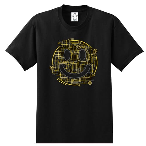 Electric Smiley Graphic T-Shirt