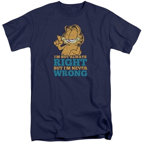 Garfield - Never Wrong Tall Shirt