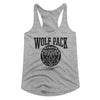 Twilight Wolf Pack Varsity-Ladies Slimfit Racerback