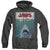Jaws - Lined Poster Adult Heather Hoodie