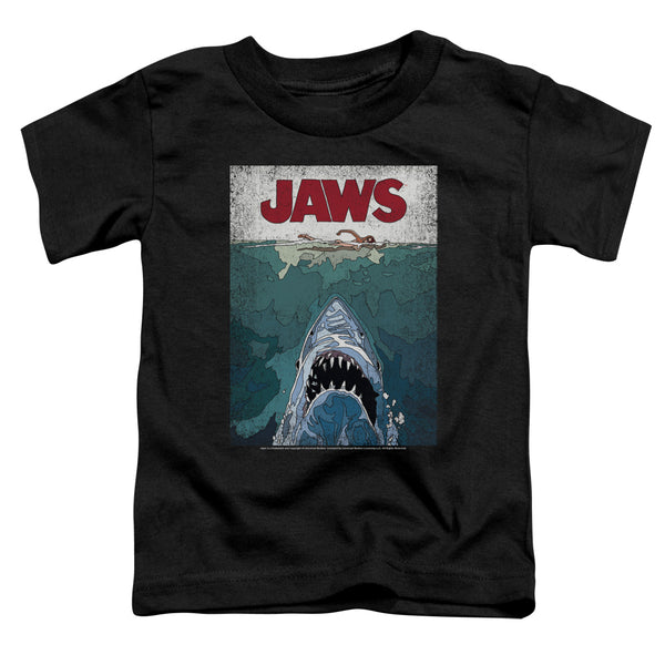 Jaws - Lined Poster Toddler Short Sleeve