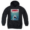 Jaws - Lined Poster Youth Hooded Sweatshirt