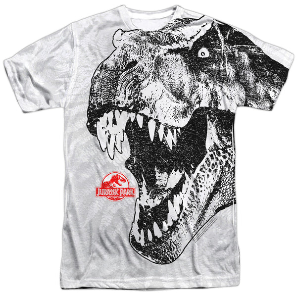 Jurassic Park - T Rex Head Adult Regular Fit Short Sleeve 100% Poly
