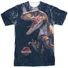 Jurassic Park - Raptors Adult Regular Fit Short Sleeve 100% Poly
