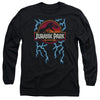 Jurassic Park - Lightning Logo Adult Long Sleeve