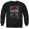 Jurassic Park - Lightning Logo Adult Crewneck Sweatshirt