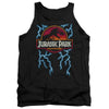 Jurassic Park - Lightning Logo Adult Tank Top
