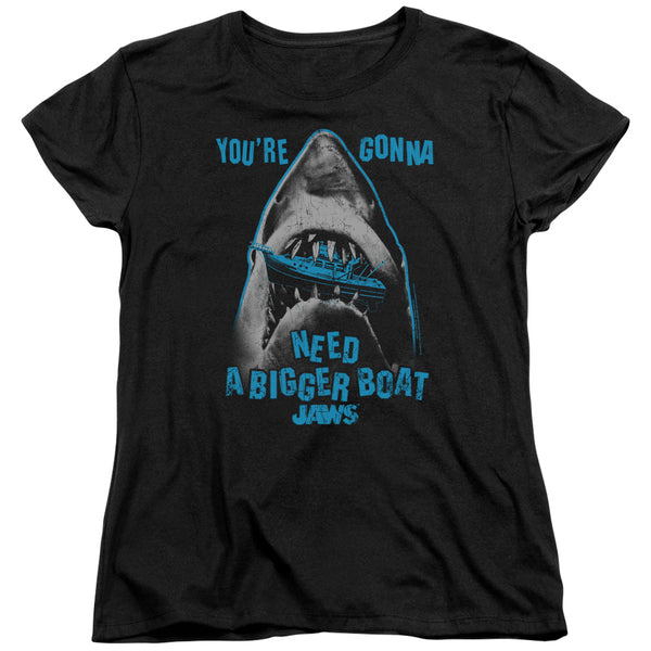 Jaws - Boat In Mouth Women's Short Sleeve