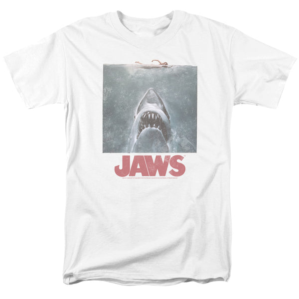 Jaws - Distressed Jaws Adult Regular Fit Short Sleeve
