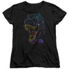 Jurassic Park - Neon T Rex Women's Short Sleeve