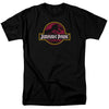 Jurassic Park - 8 Bit Logo Adult Regular Fit Short Sleeve