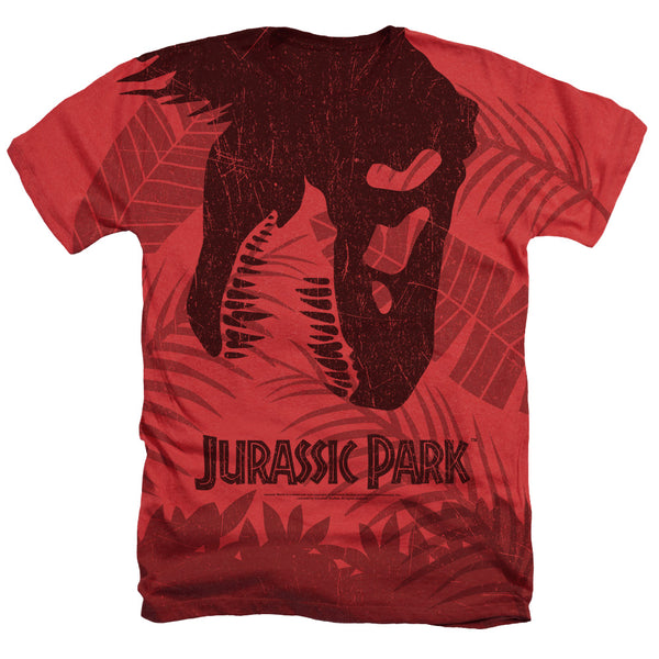 Jurassic Park - Fossil Adult Regular Fit Heather Short Sleeve