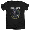 Jurassic Park - Dont Move Adult Slim Fit V Neck Cotton