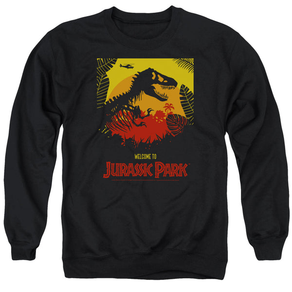 Jurassic Park - Welcome To Jp Adult Crewneck Sweatshirt