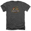 Jurassic Park - Retro Rex Adult Regular Fit Heather Short Sleeve