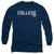 Animal House - College Adult Long Sleeve