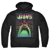 Jaws - Neon Line Art Poster Adult Pullover Hoodie