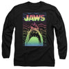 Jaws - Neon Line Art Poster Adult Long Sleeve