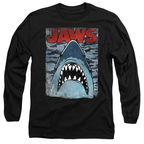 Jaws - Camo Jaws Adult Long Sleeve