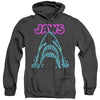 Jaws - Neon Jaws Adult Heather Hoodie