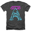 Jaws - Neon Jaws Adult Regular Fit Heather Short Sleeve