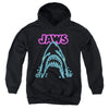 Jaws - Neon Jaws Youth Hooded Sweatshirt