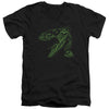 Jurassic Park - Raptor Mount Adult Slim Fit V Neck Cotton