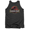 Jurassic Park - Stone Logo Adult Tank Top
