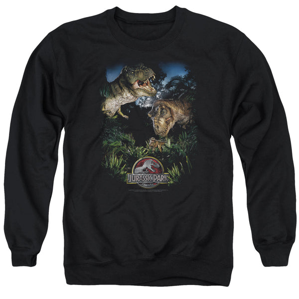 Jurassic Park - Happy Family Adult Crewneck Sweatshirt