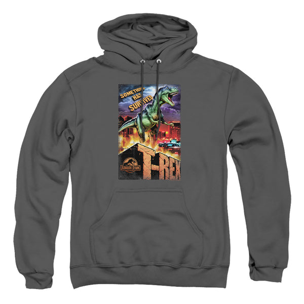 Jurassic Park - Rex In The City Adult Pullover Hoodie