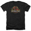 Jurassic Park - Something Has Survived Adult Regular Fit Heather Short Sleeve