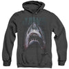 Jaws - Terror In The Deep Adult Heather Hoodie