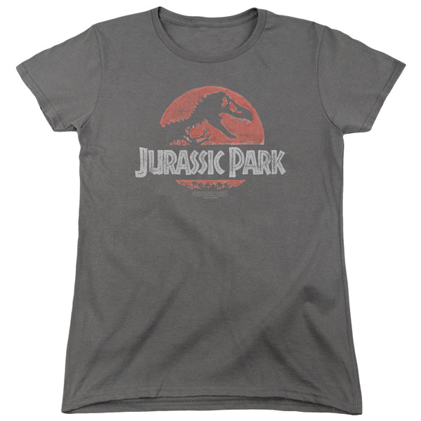 Jurassic Park - Faded Logo Women's Short Sleeve