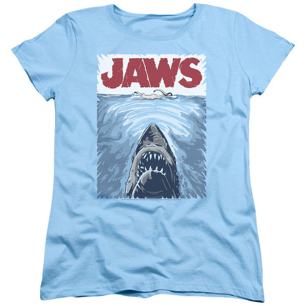 Jaws - Graphic Poster Women's Short Sleeve