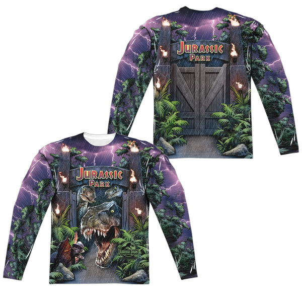 Jurassic Park - Welcome To The Park L - S Adult Poly Crew