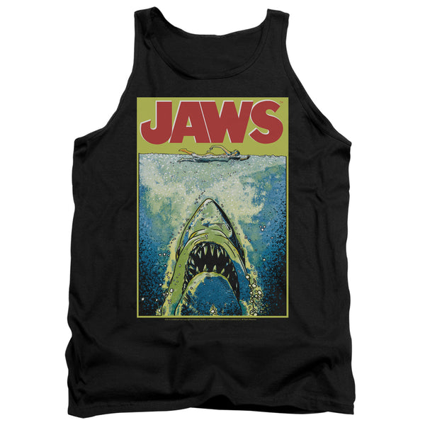 Jaws - Bright Jaws Adult Tank Top
