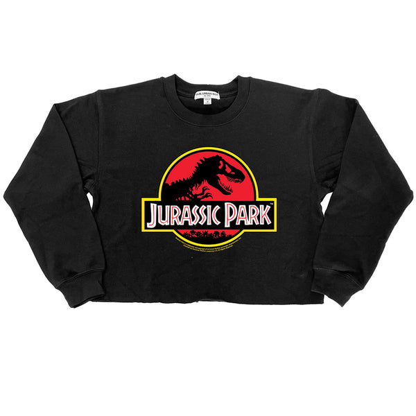 Jurassic Park - Classic Logo Crop Sweatshirt
