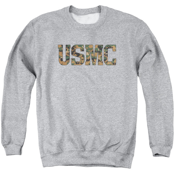 US Marine Corps - USmc Camo Fill Adult Crewneck Sweatshirt