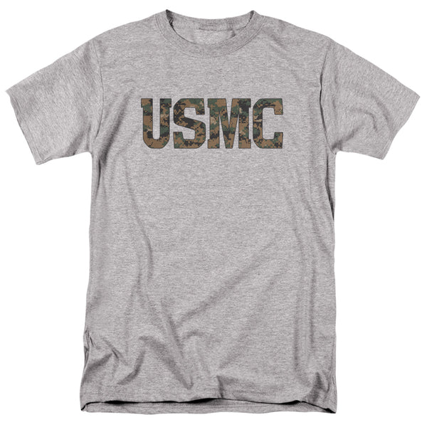 US Marine Corps - USmc Camo Fill Adult Regular Fit Short Sleeve