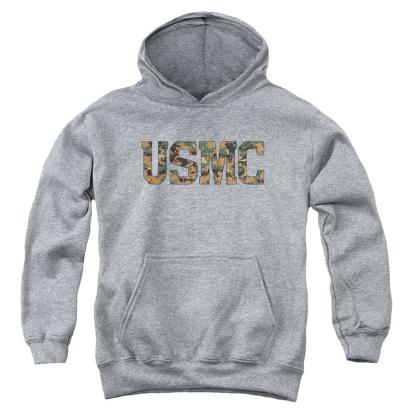 US Marine Corps - USmc Camo Fill Youth Hooded Sweatshirt