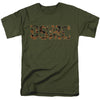 US Marine Corps - USmc Camo Fill Adult Regular Fit Short Sleeve