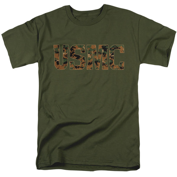US Marine Corps - USmc Camo Fill Adult Regular Fit Short Sleeve