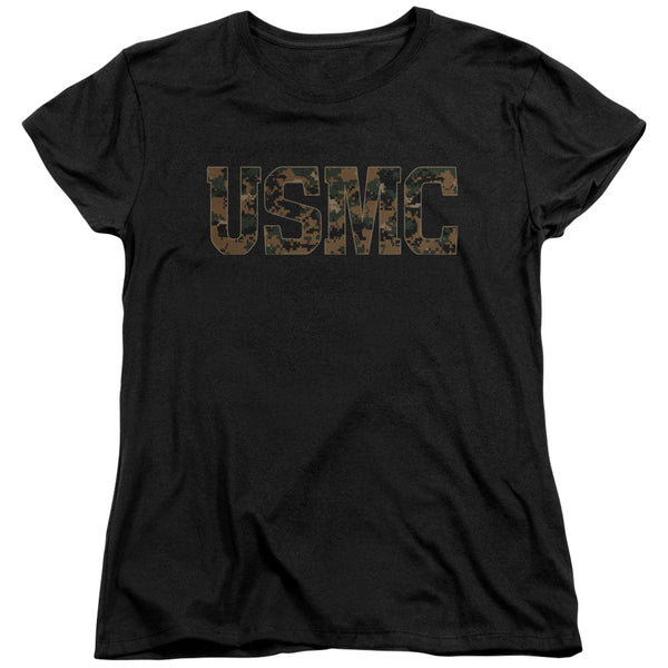 US Marine Corps - USmc Camo Fill Women's Short Sleeve